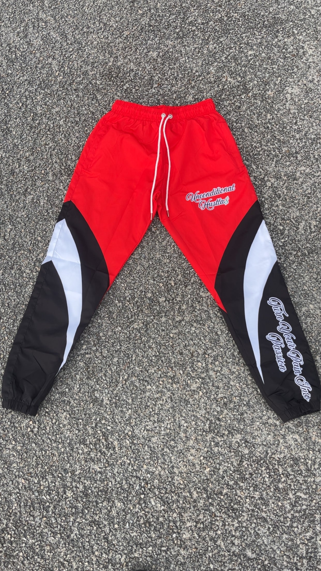 A Red Windbreaker Set