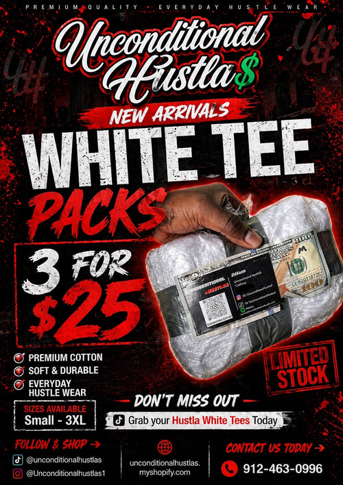 3-Pack Premium White Tees ($25)