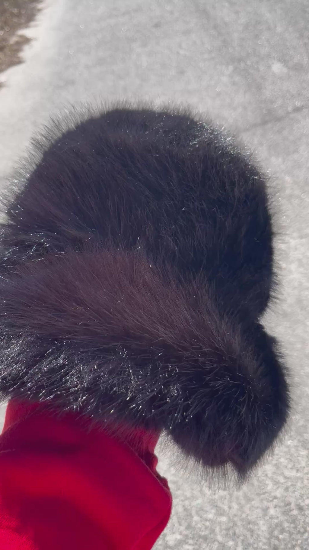Black Fuzzy Bucket Hat